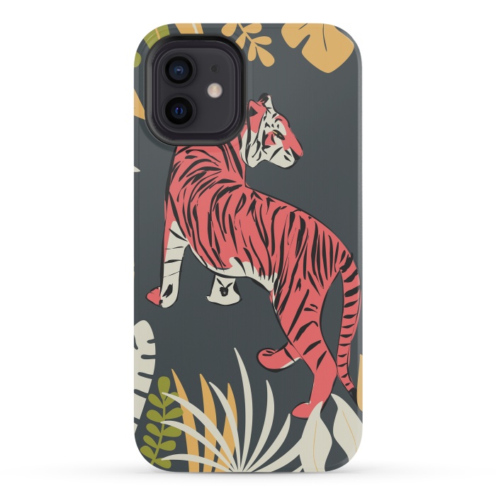 iPhone 12 mini StrongFit Tiger 016 by Jelena Obradovic