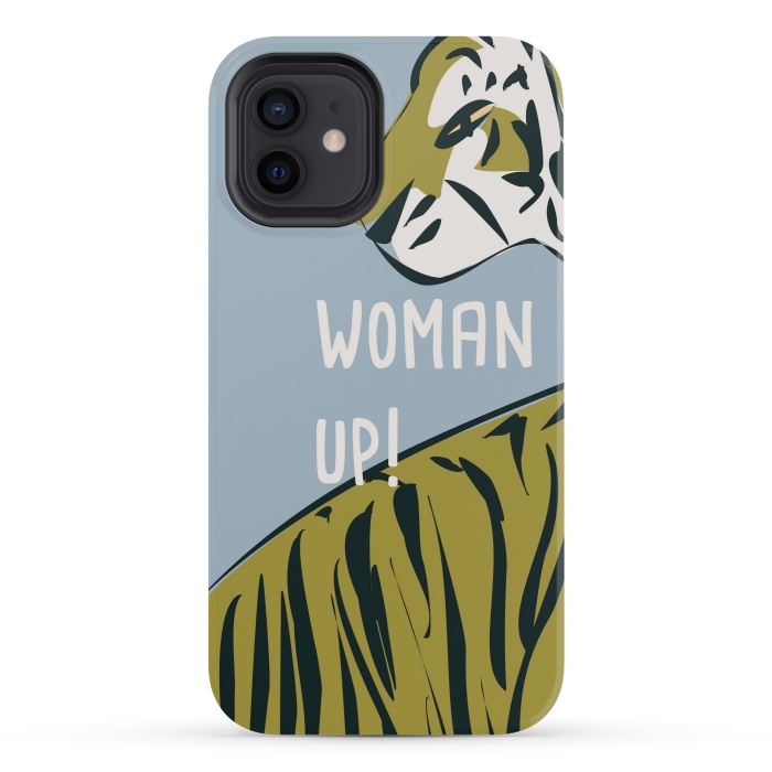 iPhone 12 mini StrongFit Woman up by Jelena Obradovic
