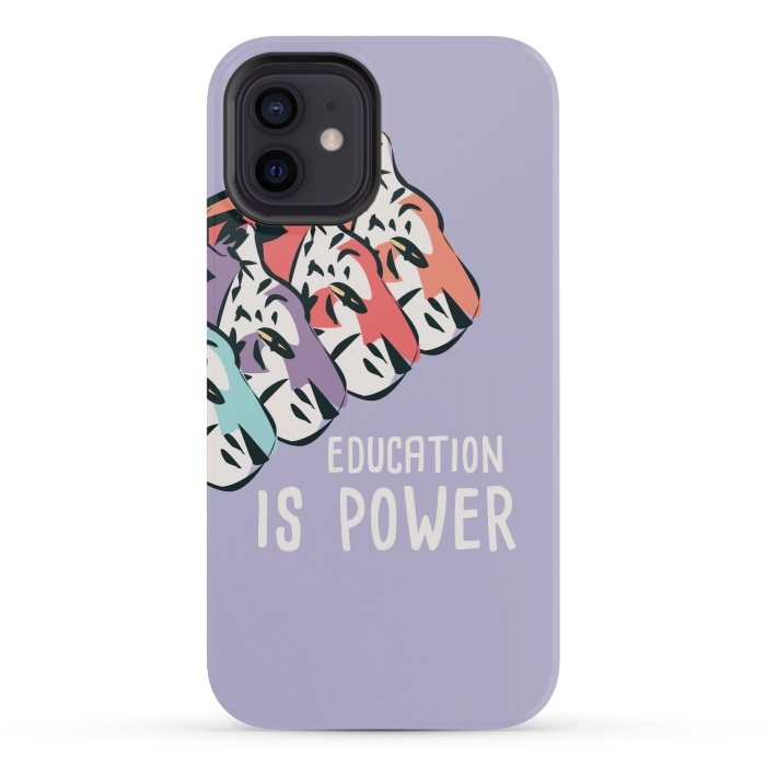 iPhone 12 mini StrongFit Education is power, tigers by Jelena Obradovic