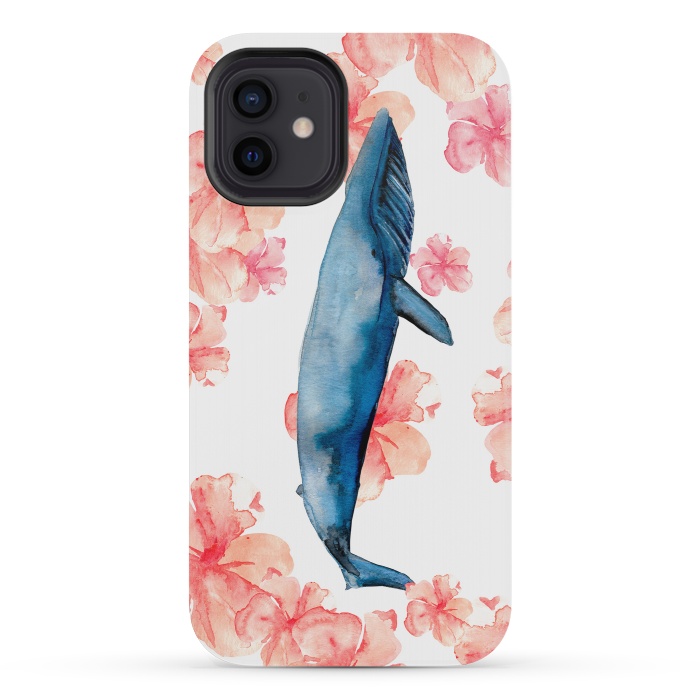 iPhone 12 mini StrongFit Floral Sea by Amaya Brydon