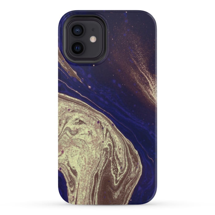 iPhone 12 mini StrongFit Liquid Marble Design II by ArtsCase