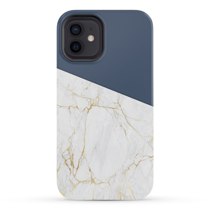 iPhone 12 mini StrongFit Marble Design III by ArtsCase