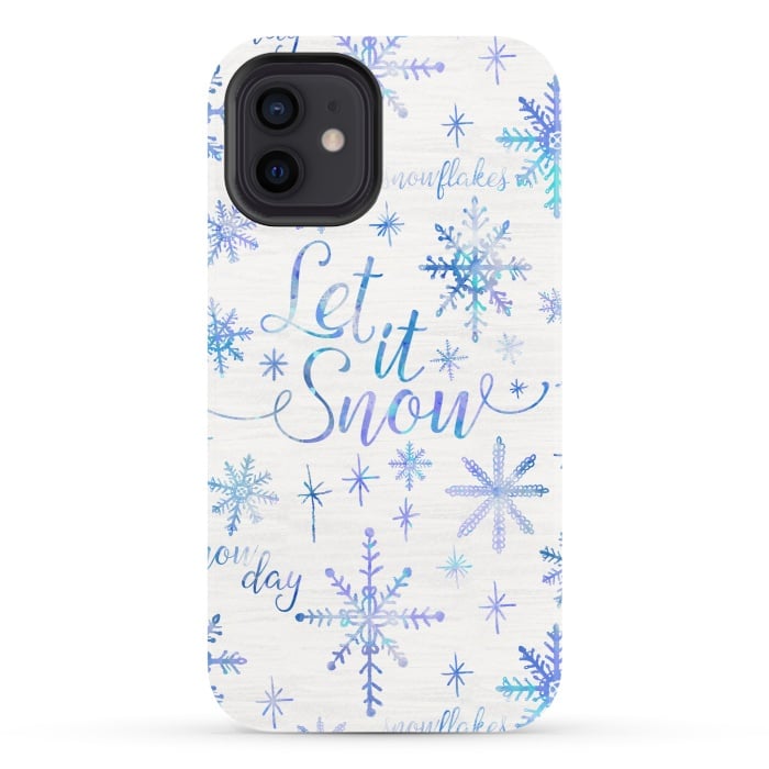 iPhone 12 StrongFit Let It Snow by Noonday Design