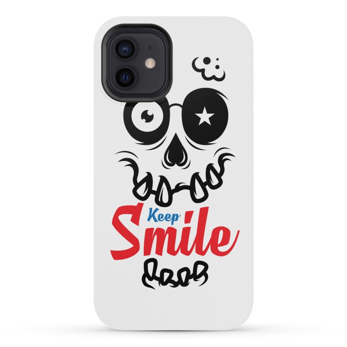 iPhone 12 mini StrongFit Keep Smile by Afif Quilimo