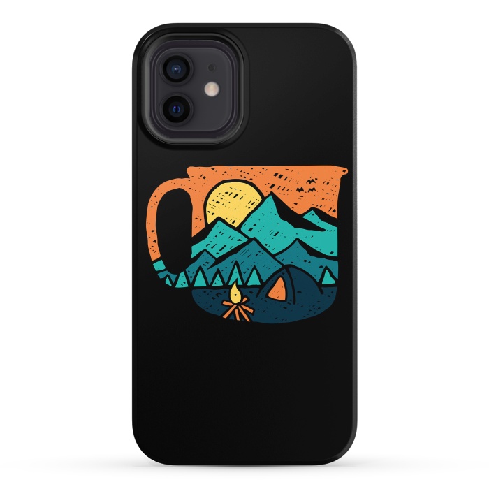 iPhone 12 StrongFit Coffee and Adventure by Afif Quilimo