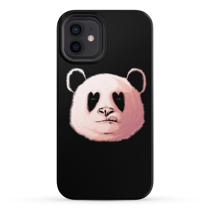 iPhone 12 StrongFit Panda in Love by Afif Quilimo