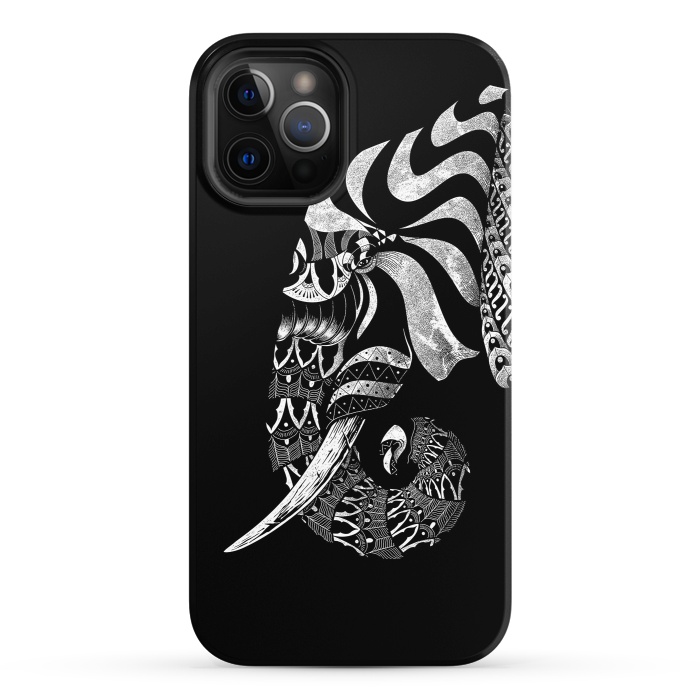 iPhone 12 Pro StrongFit Elephant Ornate by Afif Quilimo