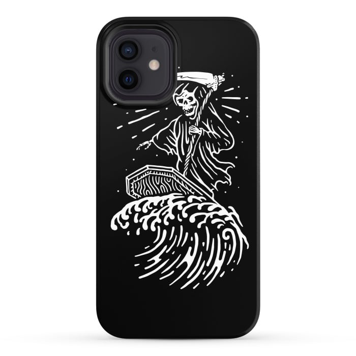 iPhone 12 StrongFit Grim Surfer by Afif Quilimo