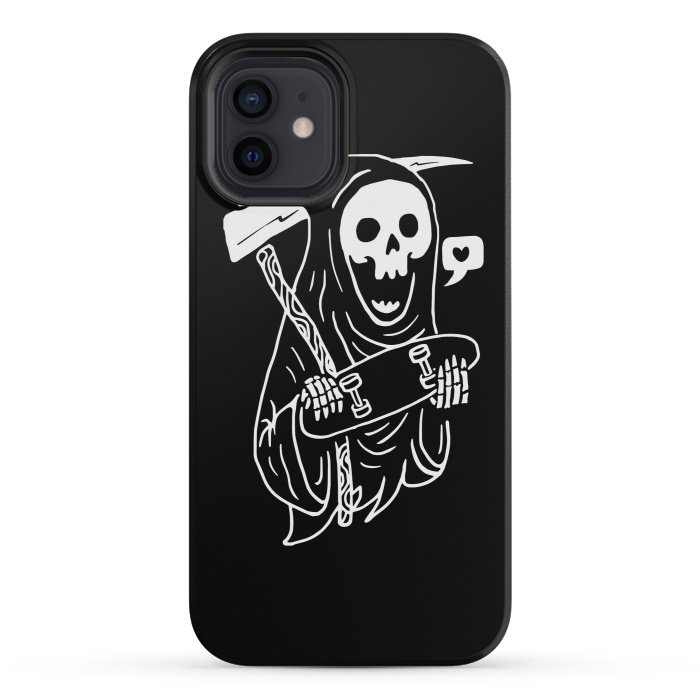 iPhone 12 mini StrongFit Grim Skater 2 by Afif Quilimo