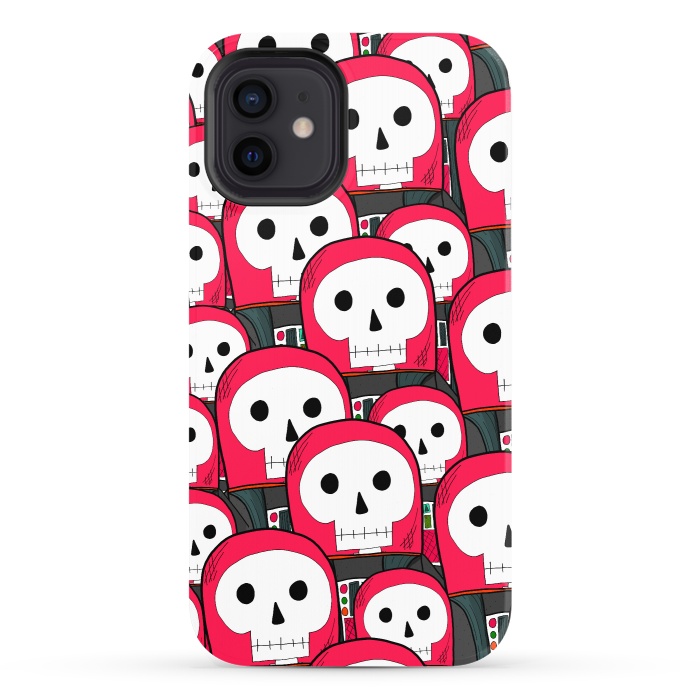 iPhone 12 StrongFit The skeleton astronauts by Steve Wade (Swade)