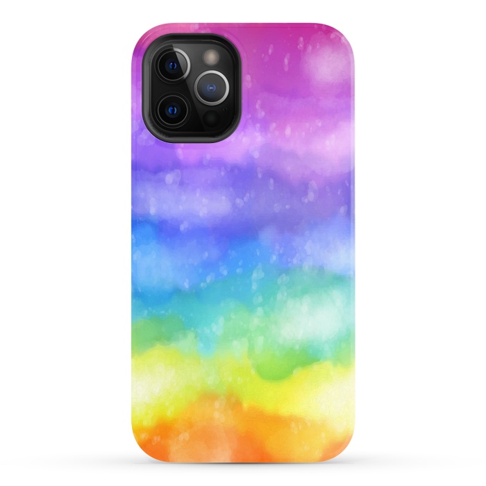 iPhone 12 Pro StrongFit RAINBOW BUBBLE SHADE by MALLIKA