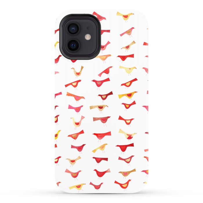 iPhone 12 StrongFit An Army of Undisciplined Birds by Nic Squirrell