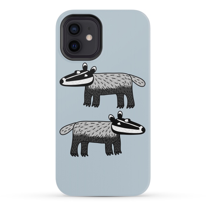 iPhone 12 mini StrongFit Badgers by Nic Squirrell
