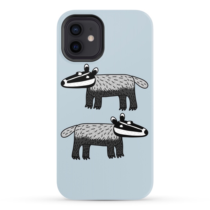 iPhone 12 StrongFit Badgers by Nic Squirrell
