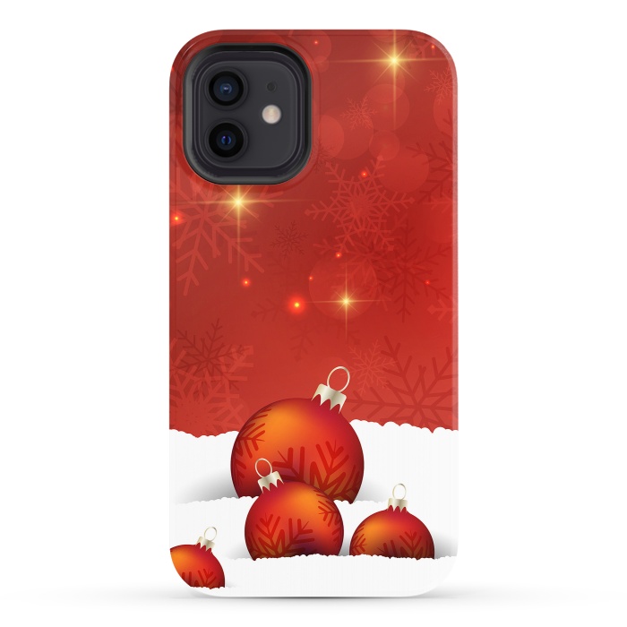 iPhone 12 StrongFit Red Christmas by Texnotropio
