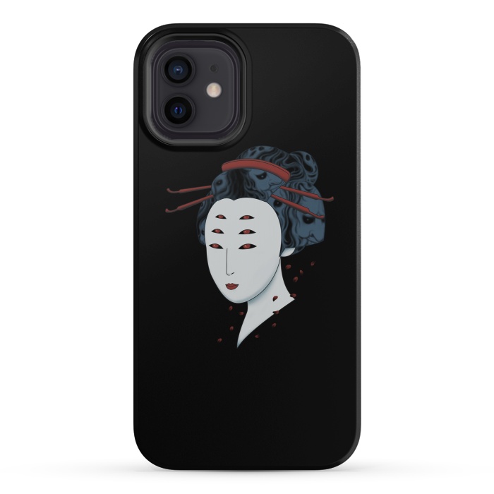 iPhone 12 StrongFit Floating with Demons by Pigboom