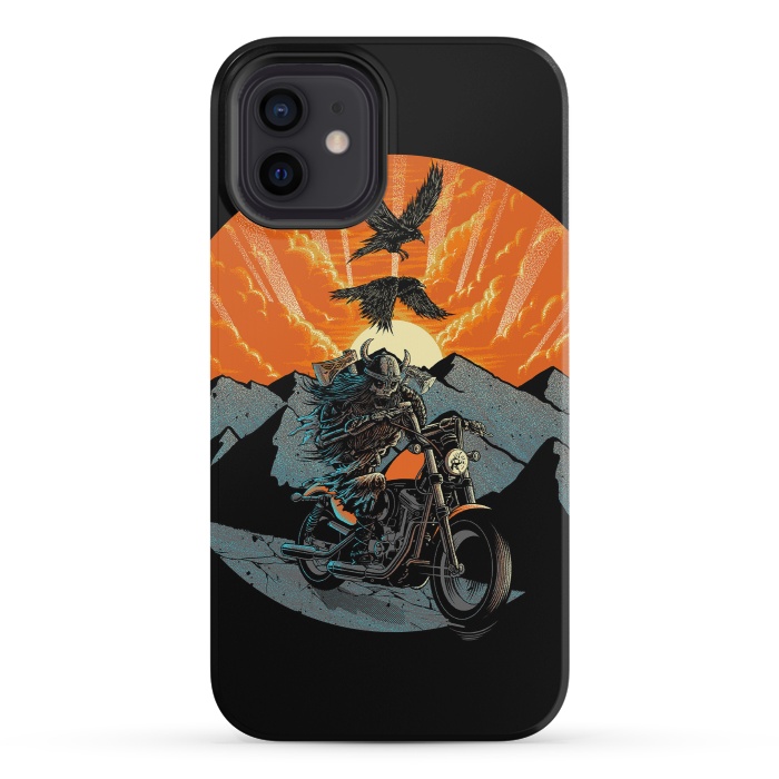 iPhone 12 mini StrongFit Viking Rider by Afif Quilimo
