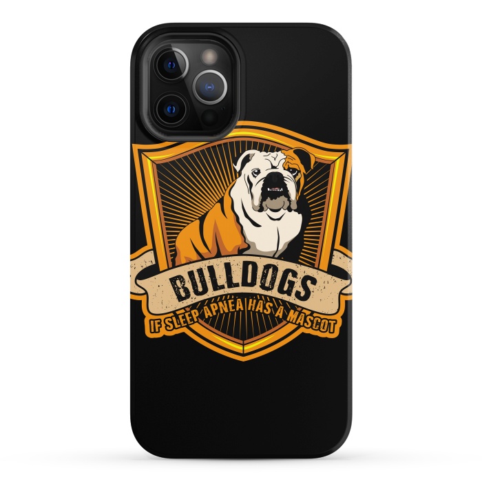 iPhone 12 Pro StrongFit bulldog by haroulita