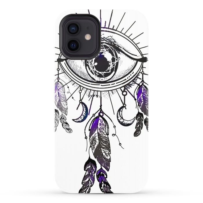 iPhone 12 StrongFit dreamcatcher eye by haroulita