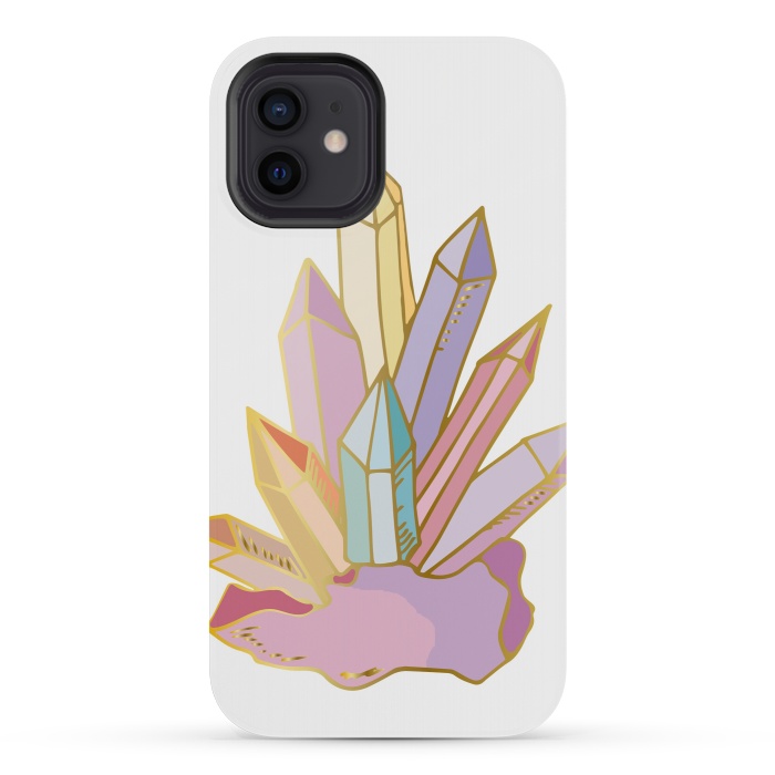 iPhone 12 mini StrongFit crystals and gems by haroulita