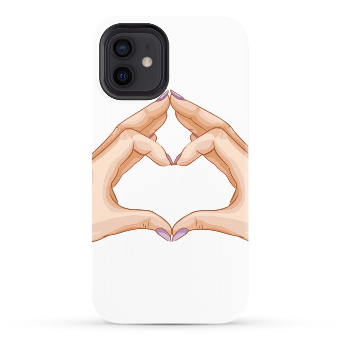iPhone 12 StrongFit heart hand  by haroulita