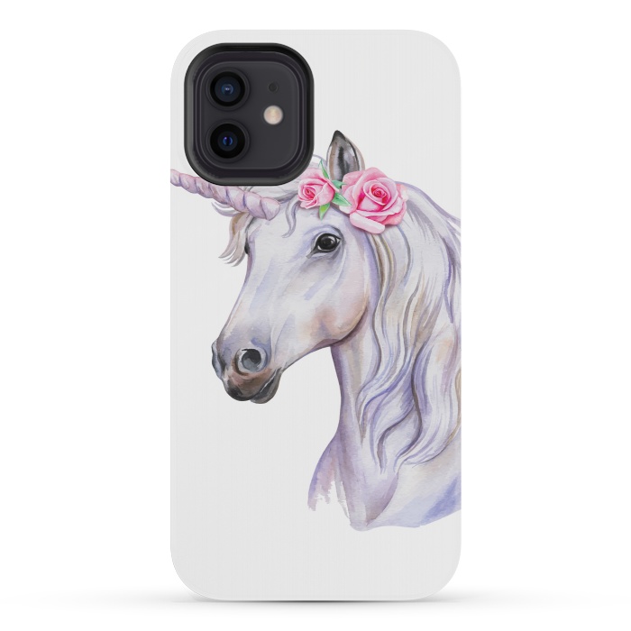 iPhone 12 mini StrongFit magical unicorn by haroulita