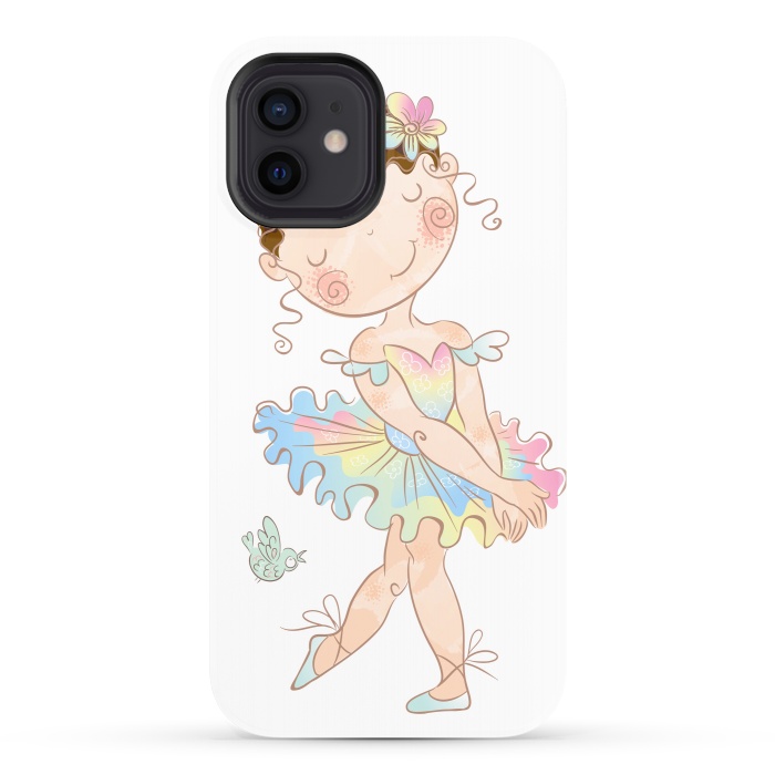 iPhone 12 StrongFit shy ballerina by haroulita