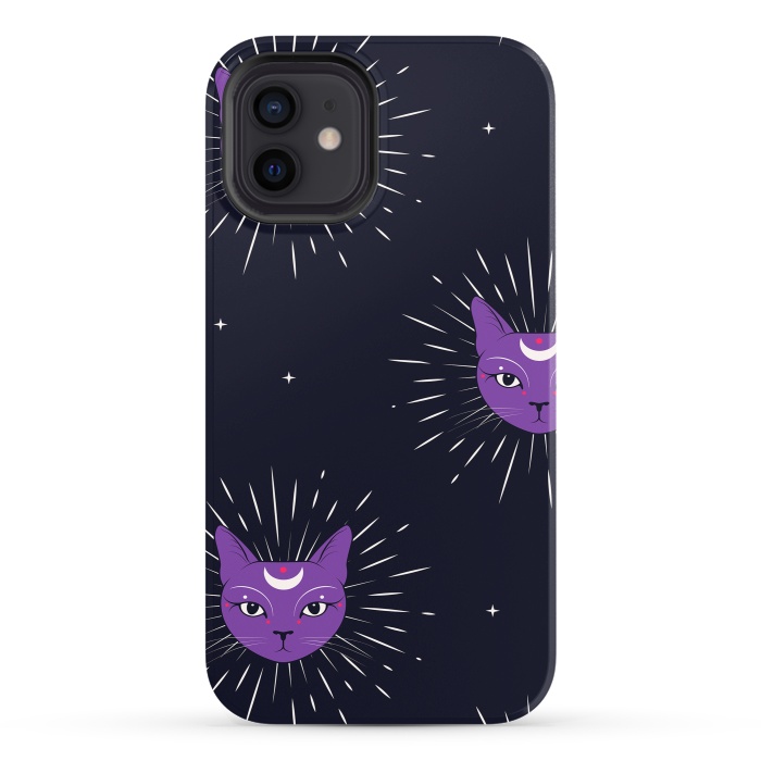 iPhone 12 StrongFit magic cats by haroulita