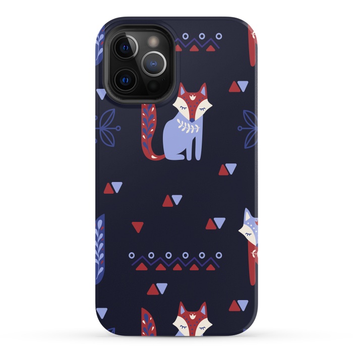 iPhone 12 Pro StrongFit cute fox by haroulita