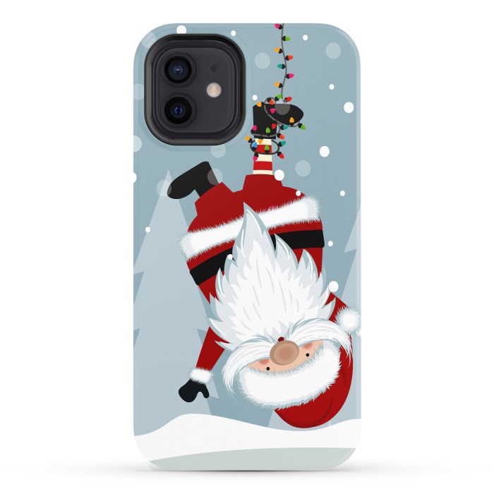 iPhone 12 StrongFit funny santa claus xmas by haroulita