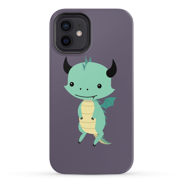 iPhone 12 StrongFit Cute dragon by Laura Nagel