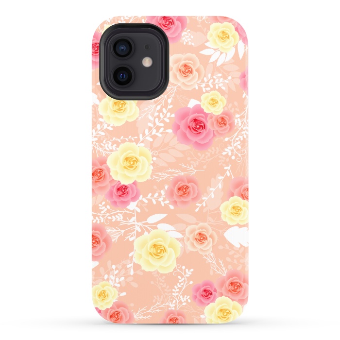 iPhone 12 StrongFit Roses art by Jms