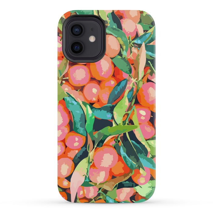 iPhone 12 mini StrongFit Fruit Garden by Uma Prabhakar Gokhale