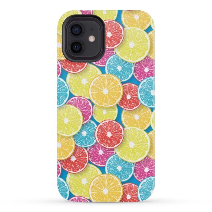 iPhone 12 mini StrongFit Citrus fruit slices by Katerina Kirilova