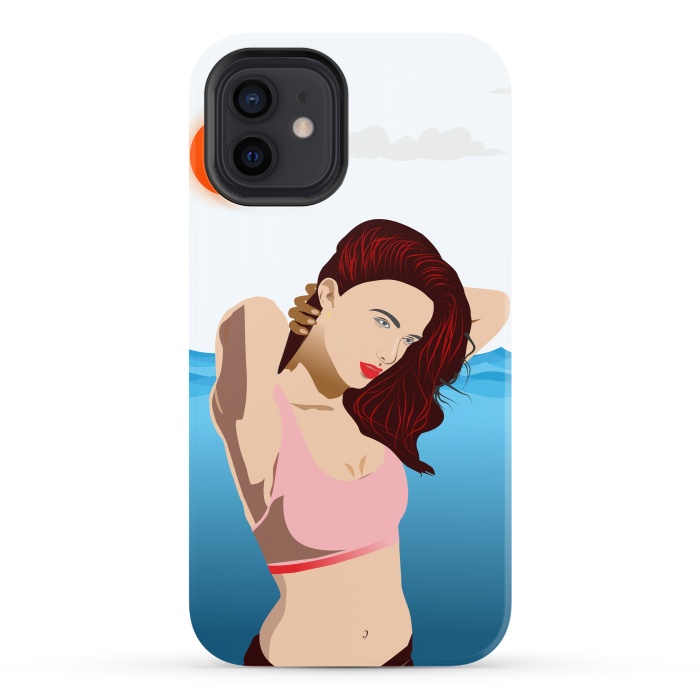 iPhone 12 StrongFit Ocean Bath by Creativeaxle