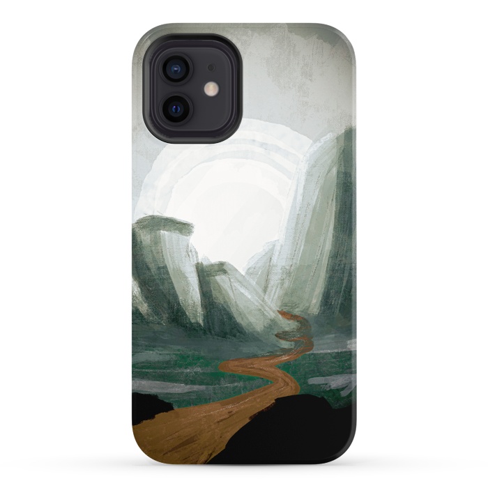 iPhone 12 StrongFit The great green hills by Steve Wade (Swade)