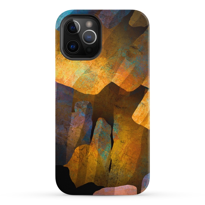 iPhone 12 Pro StrongFit The gold cave by Steve Wade (Swade)