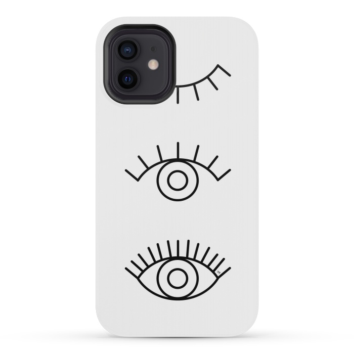 iPhone 12 mini StrongFit Mystic Eyes by Martina
