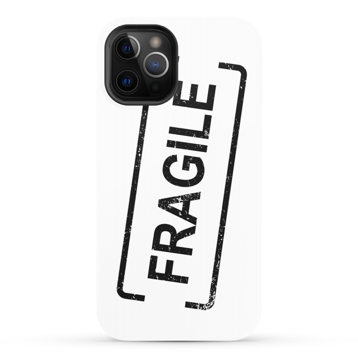 iPhone 12 Pro StrongFit Fragile Black by Martina