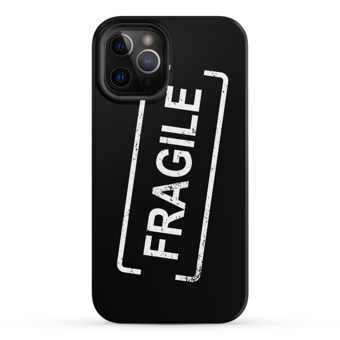 iPhone 12 Pro StrongFit Fragile White by Martina