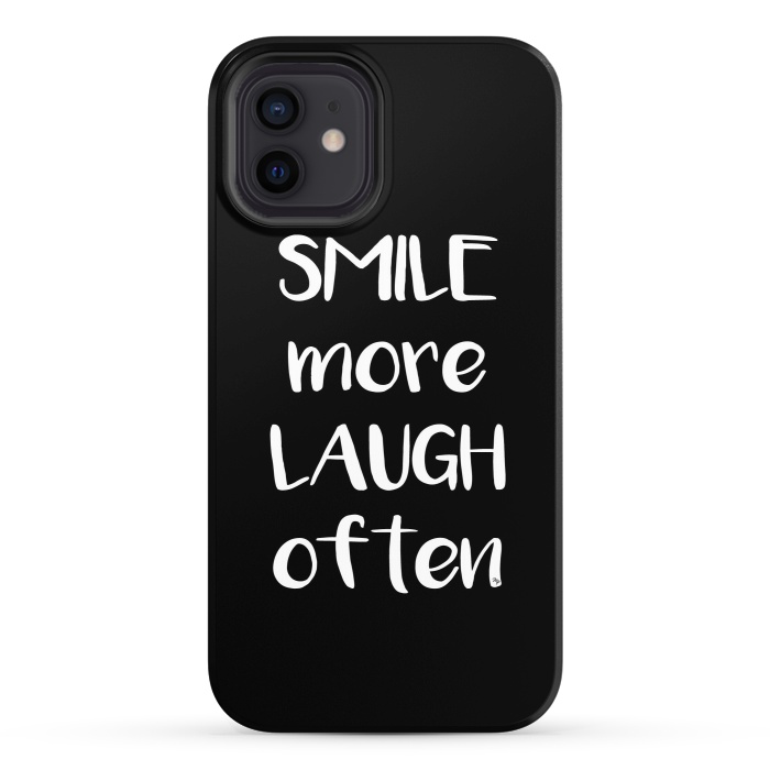iPhone 12 StrongFit Smile more quote by Martina