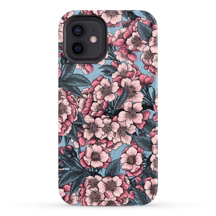 iPhone 12 StrongFit Cherry blossom by Katerina Kirilova