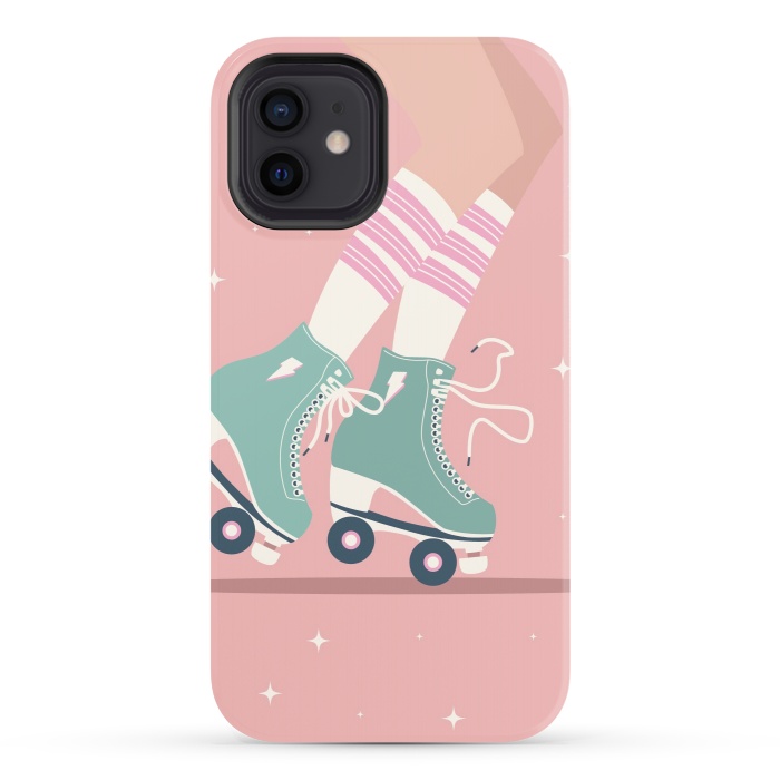 iPhone 12 StrongFit Roller skates 01 by Jelena Obradovic
