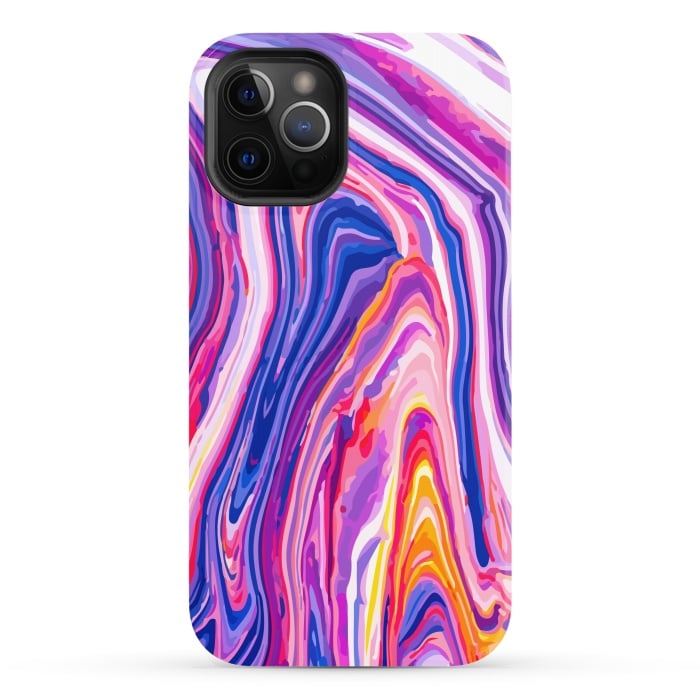 iPhone 12 Pro StrongFit Acrylic Marble Design II by ArtsCase
