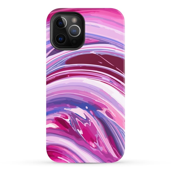iPhone 12 Pro StrongFit Acrylic Marble Design VI by ArtsCase