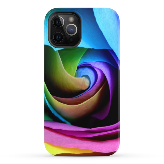 iPhone 12 Pro StrongFit colorful rose by haroulita