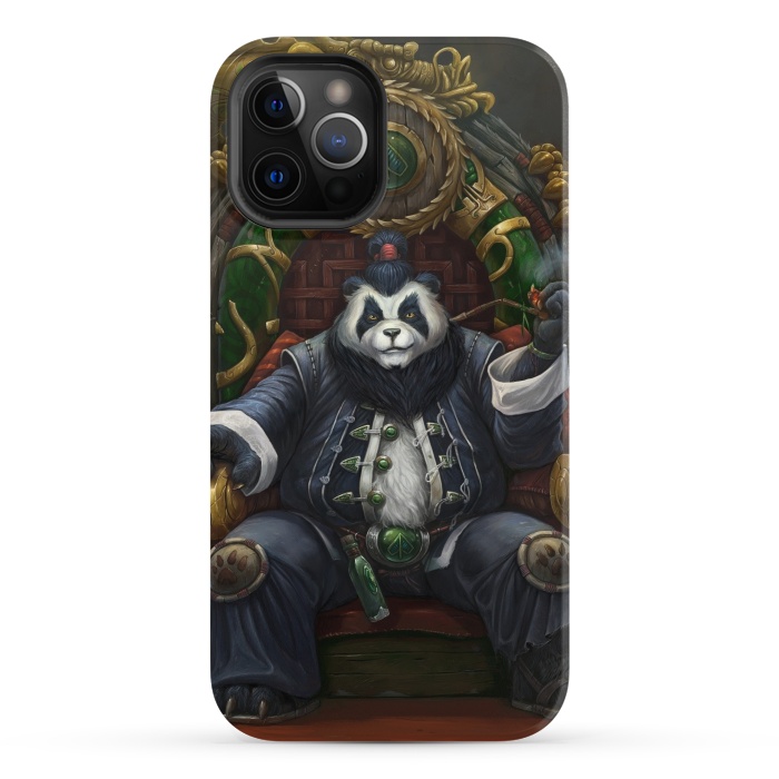 iPhone 12 Pro StrongFit Smoking Panda  by Winston