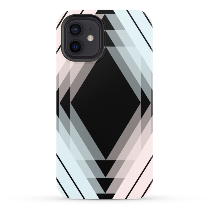 iPhone 12 StrongFit Diamonds geometric by Jms