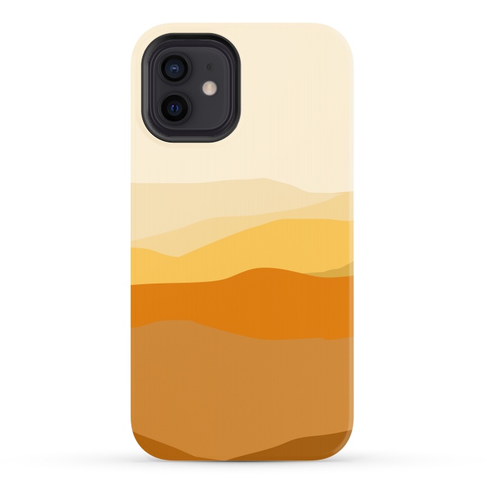 iPhone 12 StrongFit Brown Valley by Creativeaxle