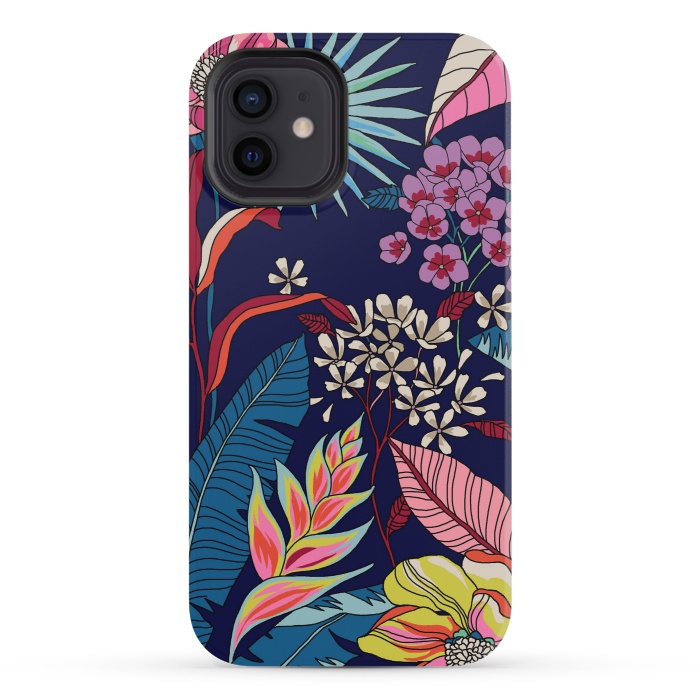 iPhone 12 mini StrongFit Floral Design 123 by ArtsCase